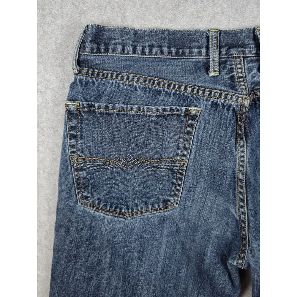 Lucky Brand Mens 36x28 Straight Leg Jeans - Missing Button
